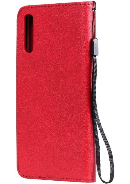 Samsung Galaxy Için Flip Case A50/A50S/A30S Klasik Katı Renk Kartı ile (Yurt Dışından) indirimleri