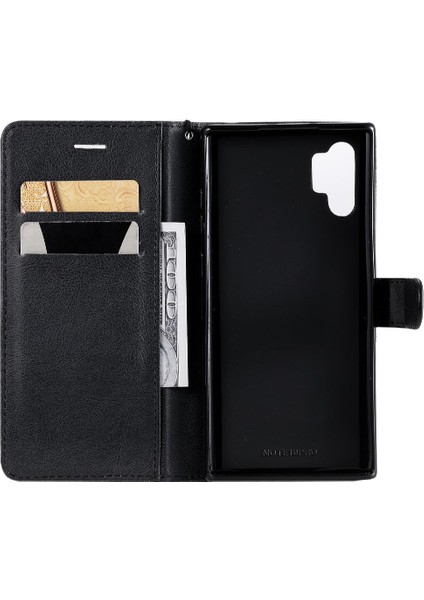 Kart Yuvası Iş Cüzdan ile Samsung Galaxy Not 10 Pro Için Flip Case (Yurt Dışından)