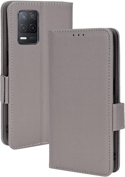 Realme 8 5g Pu Deri Manyetik Yan Toka Cüzdan Kart Yuvaları Için Kılıf (Yurt Dışından) indirimleri