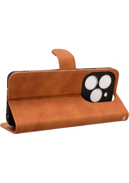 Infinix Akıllı 8 ARTI/X6526 Deri Folio Flip Case Koruyucu Kılıf (Yurt Dışından)