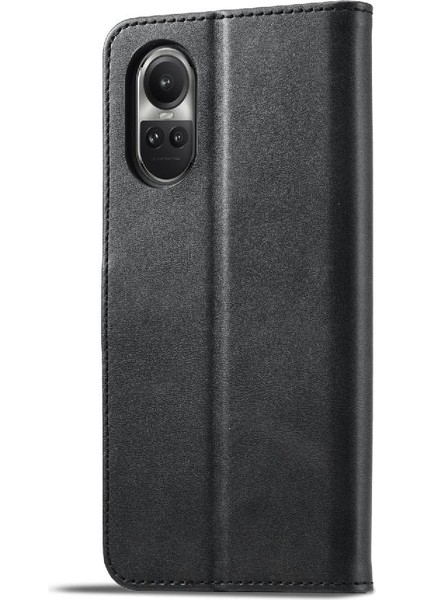 Oppo Oppo 10 Pro 5g Için Buzağı Doku Yatay Çevir Deri Kılıf (Yurt Dışından)