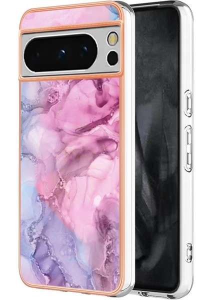 Google Piksel 8 Pro 5g Mermer Silikon Tampon Tpu Darbeye ile Uyumlu (Yurt Dışından)