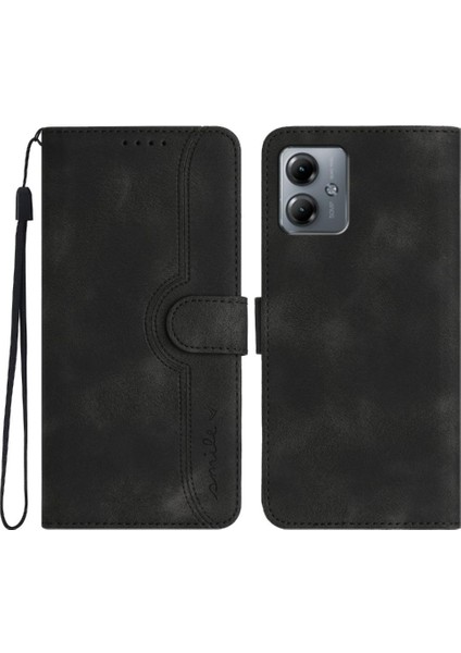Motorola Moto G14 5g Kılıf Cüzdan Dahili Mıknatıs Kapak Pu ile Uyumlu (Yurt Dışından)