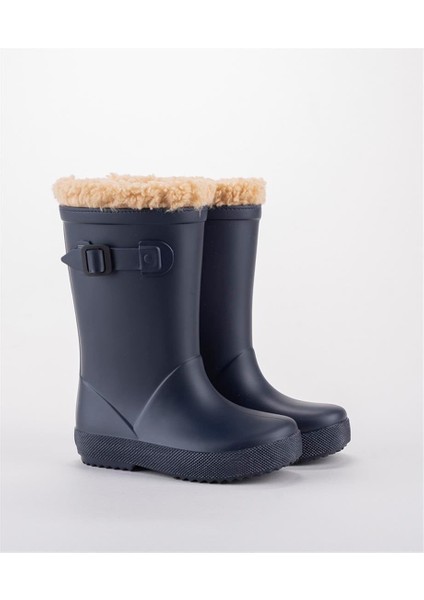 Slash Euri Berreguito Kürklü Yağmur Çizmesi - Navy