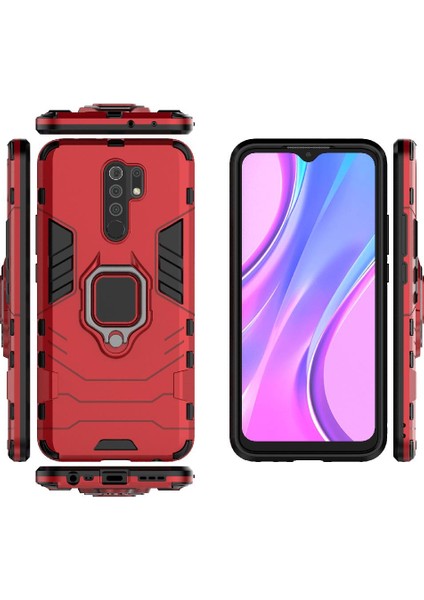 Xiaomi Redmi 9 Darbeye Kapak Askeri Damla Koruma Halkası (Yurt Dışından)