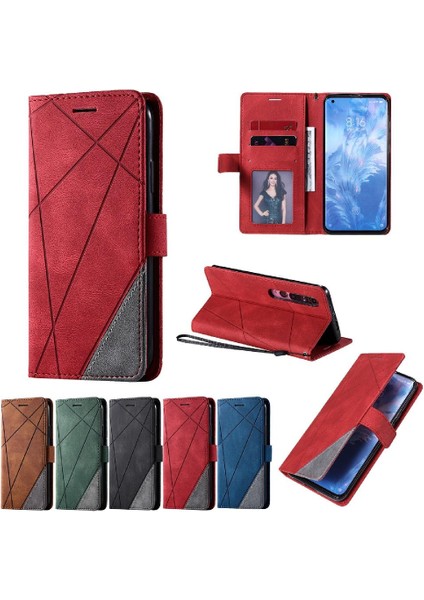 Xiaomi Mi 10/10 Pro Pu Deri Kart Tutucu Kickstand Darbeye (Yurt Dışından)