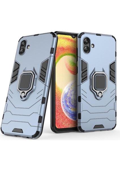 Samsung Galaxy A04 4g Kickstand Darbeye Kapak 360 &deg; Dönen (Yurt Dışından)