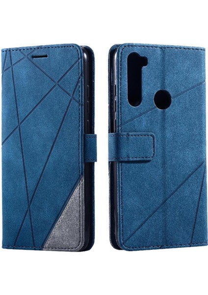Xiaomi Redmi Not 8t Için Kılıf Cüzdan Çevir Folyo Kart Tutucu Kickstand Pu (Yurt Dışından)