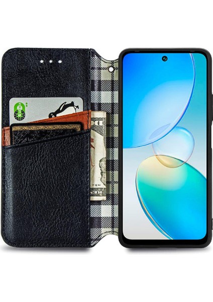 Infinix Sıcak 12 Flip Kapak Için Kılıf Moda Tasarımı Zarif Iş Durum (Yurt Dışından)