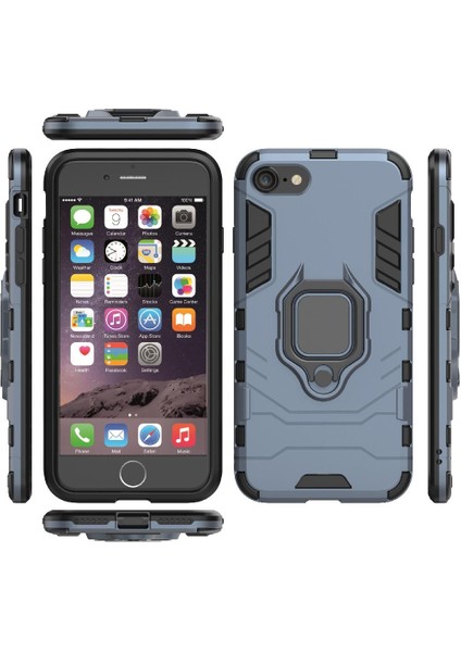IPhone Se Için Kılıf 2020/8/7 360 &deg; Dönen Halka Kickstand Darbeye Kapak (Yurt Dışından) fırsatları
