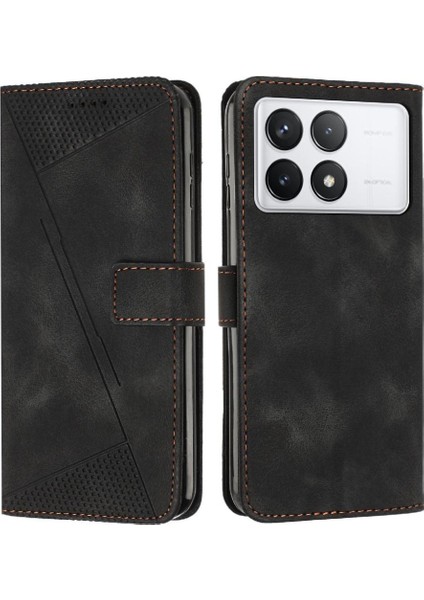 Xiaomi Redmi Için Kılıf K70/K70 Pro Pu Deri Darbeye Kapak Kapak Yan (Yurt Dışından)