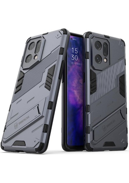 Oppo Bulmak Için Kılıf X5 Pro 5g Sağlam Askeri Koruyucu Kapak Kickstand (Yurt Dışından)