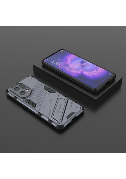 Oppo Bulmak Için Kılıf X5 Pro 5g Sağlam Askeri Koruyucu Kapak Kickstand (Yurt Dışından)