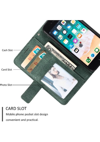 IPhone Se 2020/SE 2022 Manyetik Darbeye Dayanıklı Kart Tutucu Kickstand (Yurt Dışından) modelleri