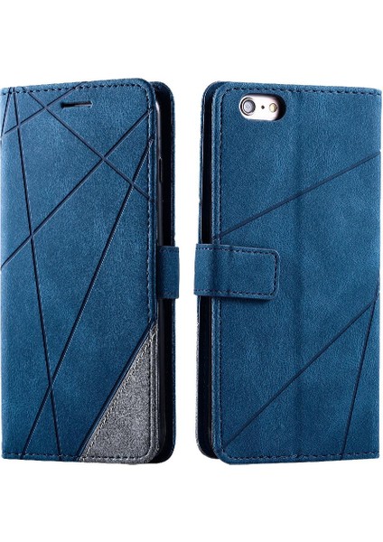 IPhone 6 Için Kılıf Artı/6s Artı Manyetik Pu Deri Kart Tutucu Kickstand (Yurt Dışından) modelleri