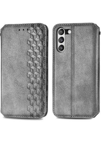 Samsung Galaxy S21FE Cüzdan Fonksiyonu Için Kılıf Moda Tasarım Deri Kılıf (Yurt Dışından)