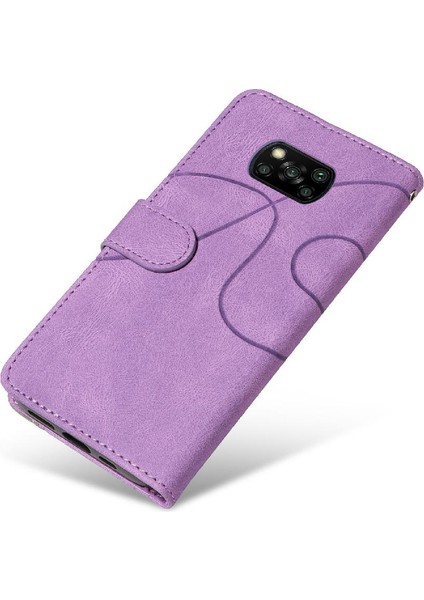 Xiaomi Poco X3/x3 Pro/x3 Nfc Kickstand Koruyucu Pu Deri Flip Case (Yurt Dışından)