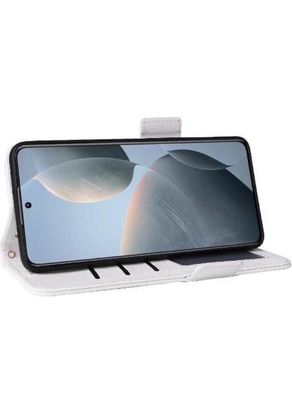 Xiaomi Poco X6 Pro Pu Deri Manyetik Yan Toka Cüzdan Kartı (Yurt Dışından)