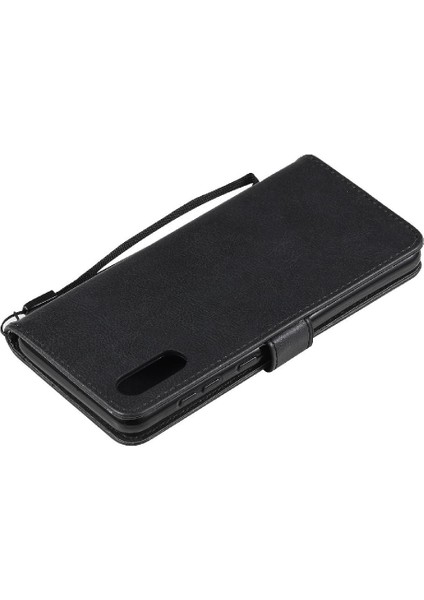 Kart Yuvası Klasik Düz Renk ile Samsung Galaxy A02/M02 Için Flip Case (Yurt Dışından)