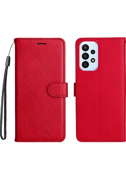 Samsung Galaxy A23 4g Için Flip Case/5g Klasik Düz Renk Iş Cüzdan (Yurt Dışından)