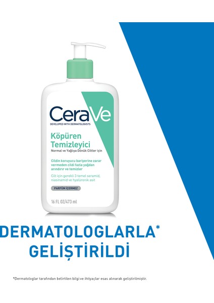 Cerave Köpüren Temizleyici 473 ml