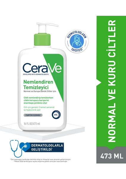 Cerave Nemlendiren Temizleyici 473 ml