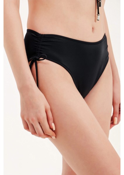 Global Yüksel Bel Yan Büzgülü Bikini Alt modelleri