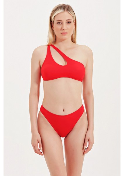 Tek Omuz Bikini Üst