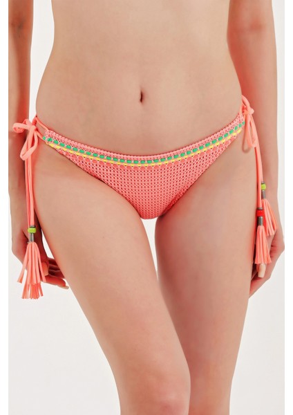 Global Cam Boncuk Detaylı Bikini Alt