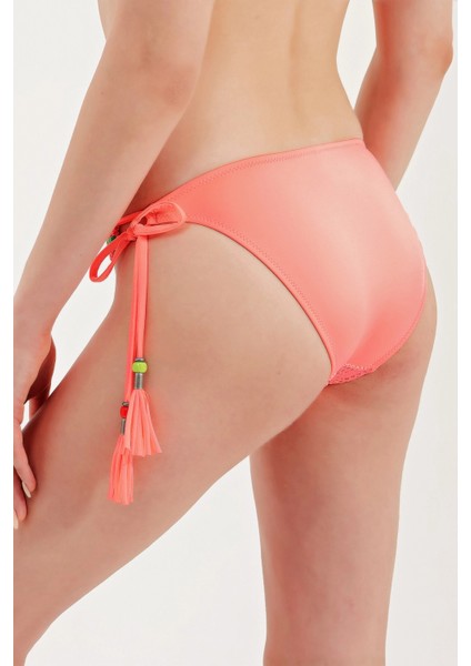 Global Cam Boncuk Detaylı Bikini Alt