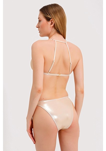 Gold Detaylı Üçgen Bikini