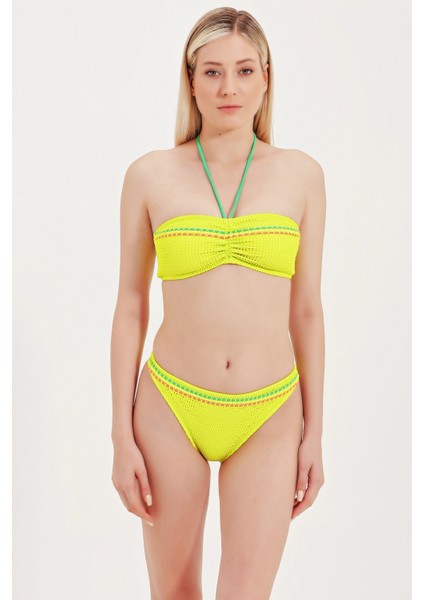 Global File Detaylı Bikini Alt