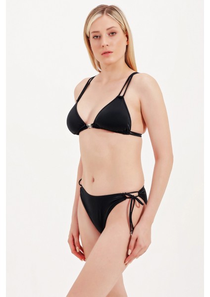 Global Aksesuar Detaylı Üçgen Bikini Üst modelleri