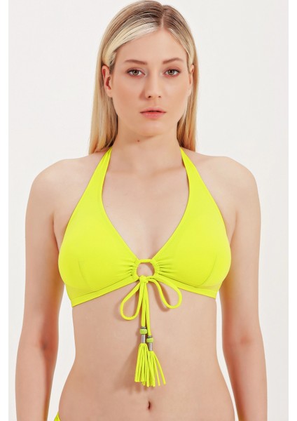 Global Önü Büzgülü Bikini Üst indirimleri