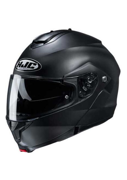 C91N Kask Semı Flat Siyah Çene Açılır Motorcu Kaskı