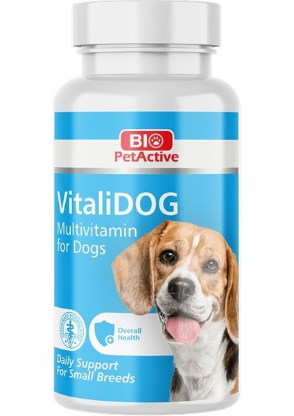 Multivitamin Yavru ve Yetişkin Küçük Irk Köpek Vitamini 60 Tablet 30 gr