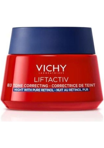 Liftactiv B3 Cilt Tonu Eşitleyici Retinol Içeren Gece Kremi 50 Ml