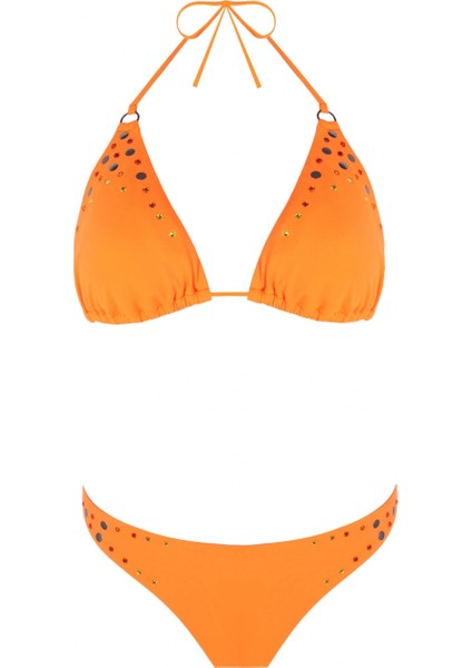 Global Üçgen Taşlı Bikini