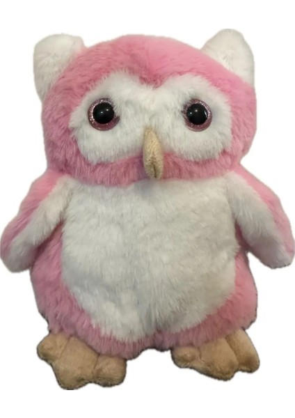 Sevimli Baykuş Peluş Pembe Uyku Arkadaşım 25 cm