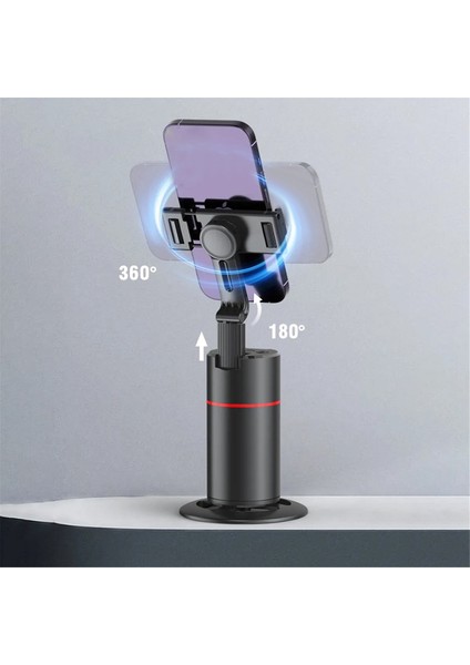 360° Gimbal Sabitleyici Masaüstü Aı Otomatik Takip Gimbal'i, Uzaktan Deklanşörlü + Akıllı Telefon Sabitleyici Için Doldurma Işığı (Yurt Dışından) indirimleri