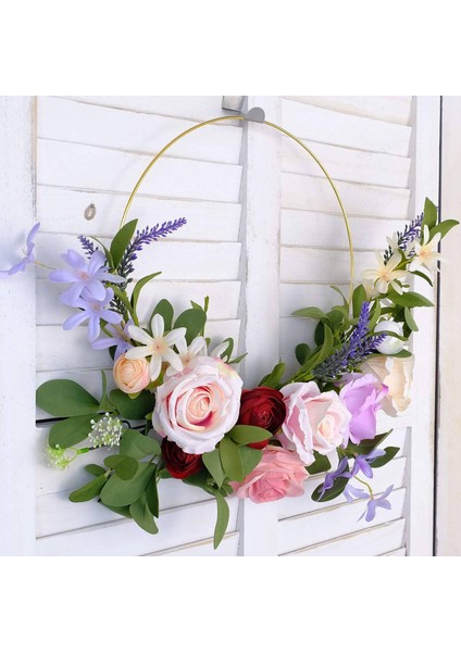 10 Paket 10 Inç Metal Çiçek Çember Çelenk Altın Halka Yüzükler Dıy Çelenk, Dream Catcher ve Duvar Asılı El Sanatları (Yurt Dışından) fırsatları