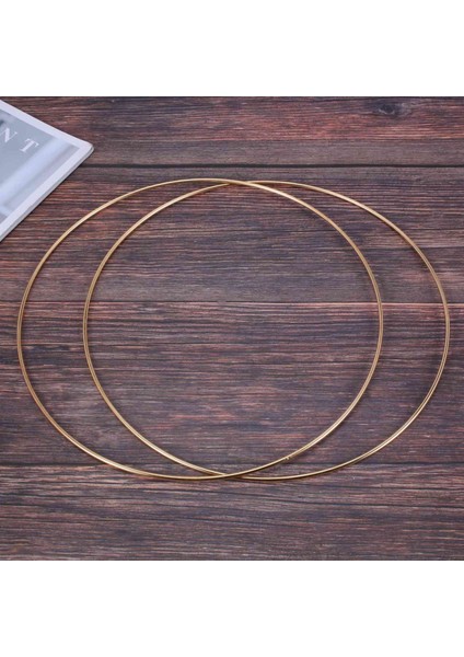 10 Paket 10 Inç Metal Çiçek Çember Çelenk Altın Halka Yüzükler Dıy Çelenk, Dream Catcher ve Duvar Asılı El Sanatları (Yurt Dışından) indirimleri