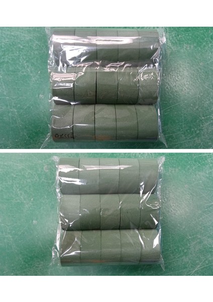 Çiçekli Köpük, 15 Pcs Yuvarlak Kuru Çiçek Köpük Blokları, Yapay Çiçekler Için Yeşil Bloklar, Çiçek Için Harika (Yurt Dışından)