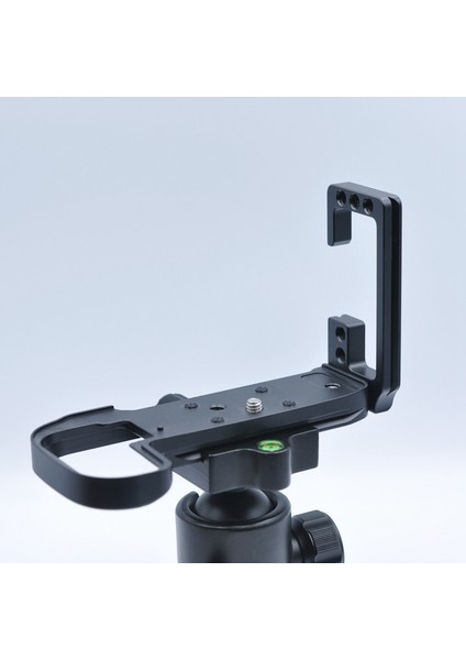 Quick Release L Plaka Braketi Tutucu El Kavrama Canon Eos R5 Eos R6 Kamera Arca Swiss Tripod Ballhead, Siyah (Yurt Dışından)
