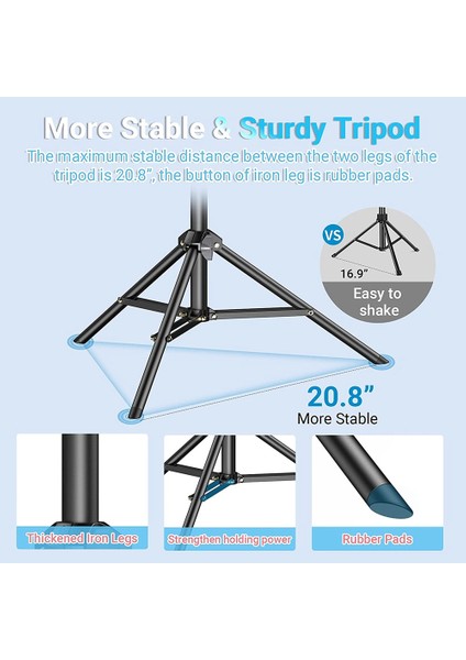 Cep Telefonu Tripod Standı, Akıllı Telefon Selfie Çubuğu, / Canlı Yayın / Vlog Için Katlanabilir Uzun Fotoğraf Tripod Standı (Yurt Dışından) modelleri