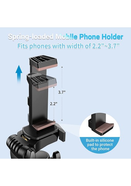 Cep Telefonu Tripod Standı, Akıllı Telefon Selfie Çubuğu, / Canlı Yayın / Vlog Için Katlanabilir Uzun Fotoğraf Tripod Standı (Yurt Dışından) indirimleri