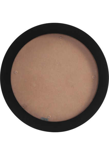 Yuvarlak Ahşap Resim Çerçeveleri Yaratıcı Hediye Dıy Duvar Asılı Ahşap Resim Tutucu Ev Dekorasyon (Siyah) (Yurt Dışından)