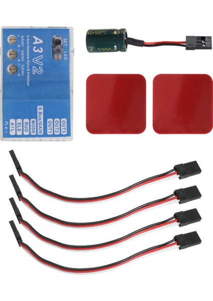 A3 V2 Uçuş Kontrolörü Sabitleyici 4 Uçuş Modları Rc Uçak Uçak Için Rc Metal Hediye Aksesuarı Rc Severler Için (Yurt Dışından)