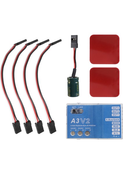 A3 V2 Uçuş Kontrolörü Sabitleyici 4 Uçuş Modları Rc Uçak Uçak Için Rc Metal Hediye Aksesuarı Rc Severler Için (Yurt Dışından)