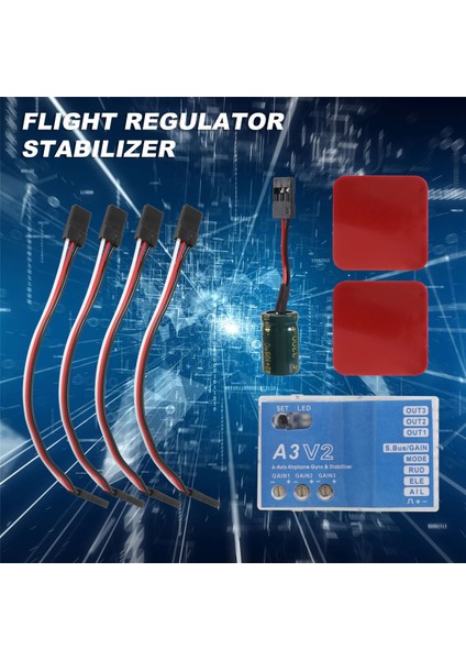 A3 V2 Uçuş Kontrolörü Sabitleyici 4 Uçuş Modları Rc Uçak Uçak Için Rc Metal Hediye Aksesuarı Rc Severler Için (Yurt Dışından)